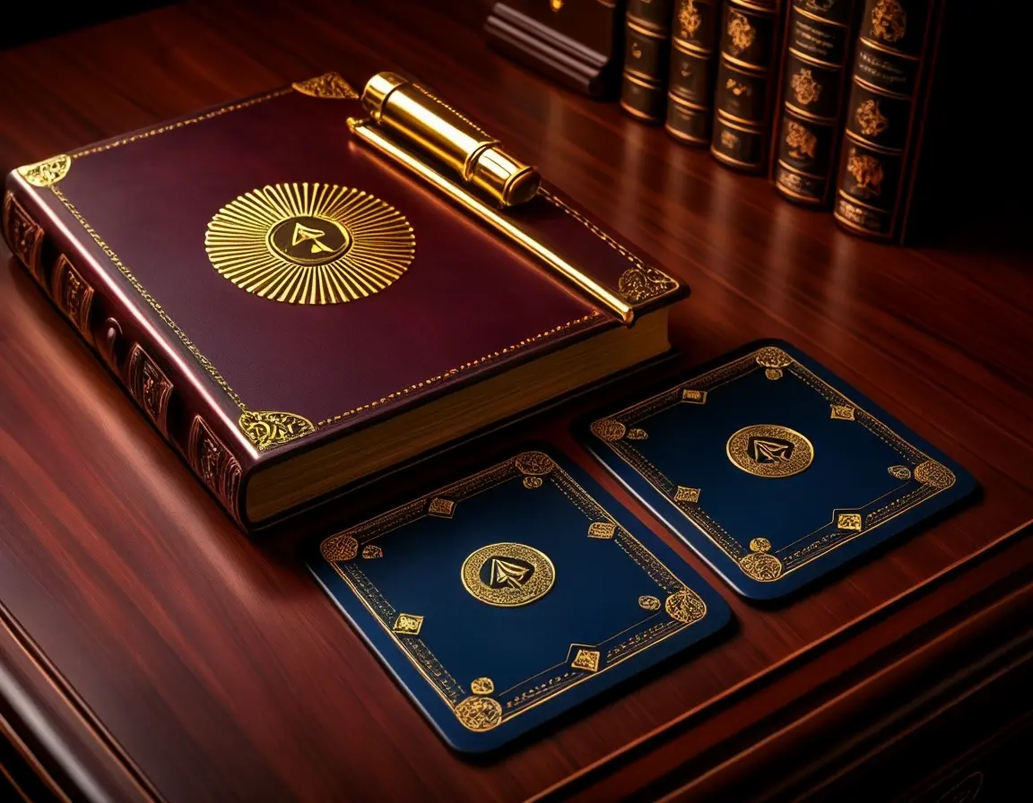 Elite gaming license documents with golden seals and premium jurisdiction certificates